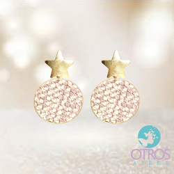 Aro animal print estrellado