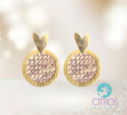 Aro animal print corazón