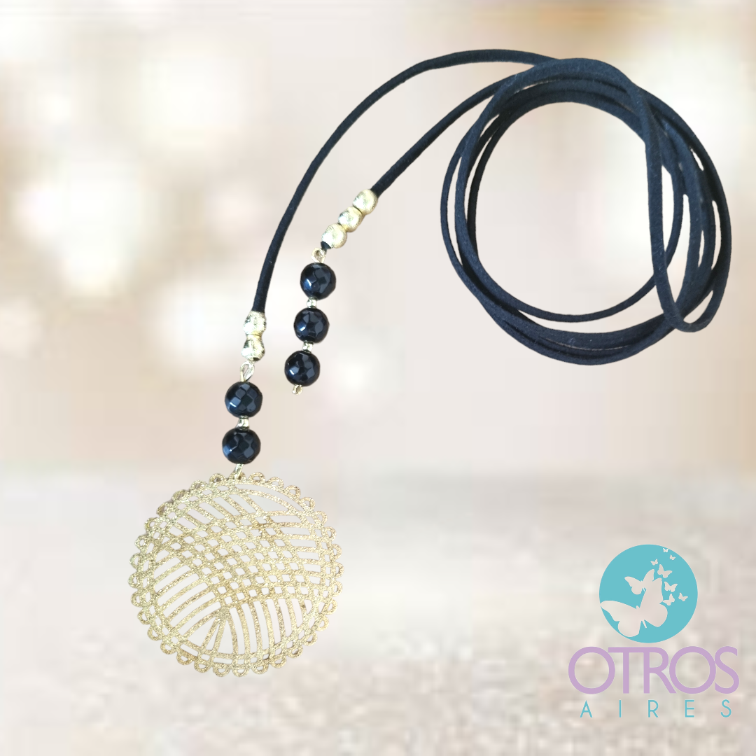 Collar gamuza - Equilibrio y tranquilidad